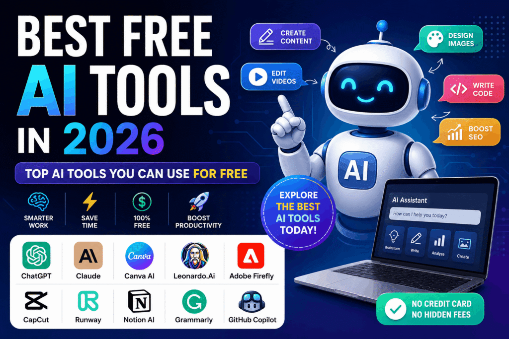 Best Free AI Tools in 2026 | Top AI Software & Apps